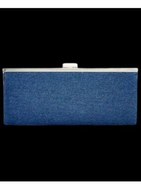 Style & Co. Carolyn Denim Clutch Handbag, brand new with tags